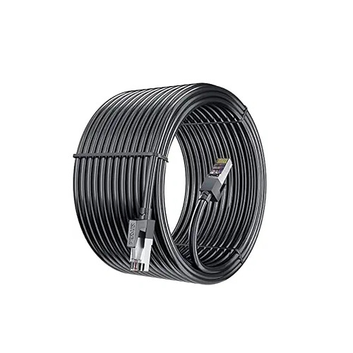 FEDUS 1000 MBPS 250 Meter High Speed RJ45 Cat5e Ethernet Patch Cable LAN Cable Internet Network Computer Cable Cord High Speed Gigabit Category 5 Wires for Modem, Router, Camera, LAN ADSL BLACK