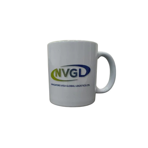 Personalised Ceramic Coffee Mugs - Color: White