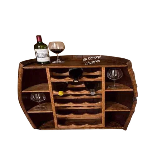 Wooden Wine Bottle Rack - Application: Bar