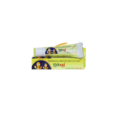 Itchout Cream 10gm (Miconozole 2% Gentamycin 0.1% Betathazone 10g)