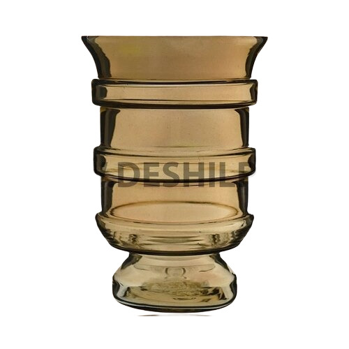 Luster Colored Glass Vase