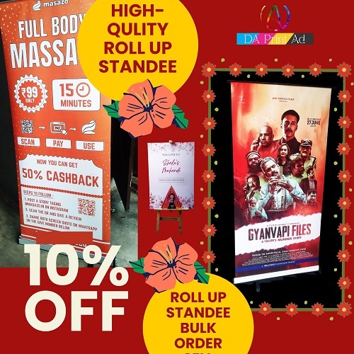 Online Roll Up Standee All Size