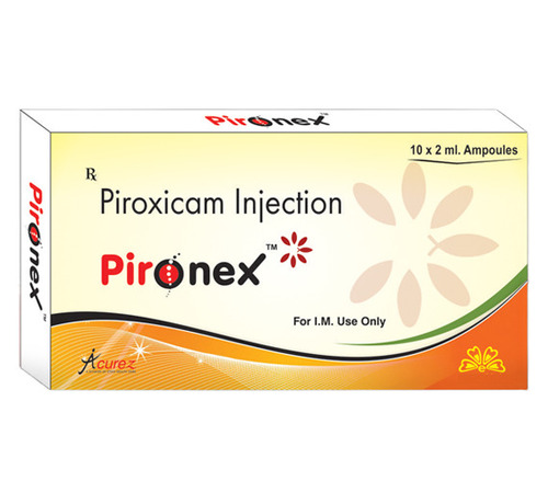Pironex Piroxicam Injection 20 Mg/1mg