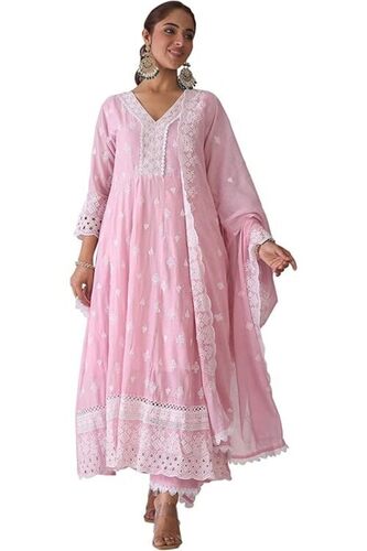 Ladies Kurti With Pant & Dupatta Set