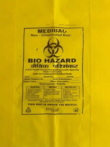 Non Chlorinated Biohazard Bags