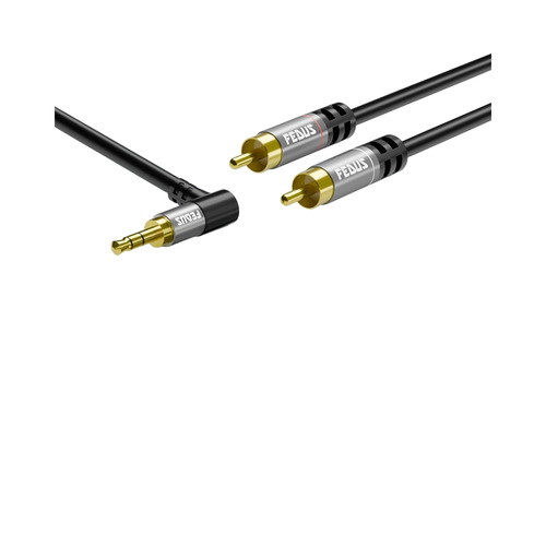 Fedus 3.5mm To Rca Cable 5 M Rca To 3.5mm Male Audio Adapter 2rca Gold Plated Shielded Stereo Audio Adapter Cord Rca To Aux Cable