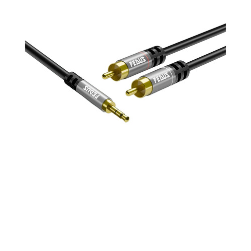 Fedus 3.5mm To Rca Cable 5m Rca To 3.5 Mm Male Audio Adapter 2rca Gold Plated Shielded Stereo Audio Adapter Cord Aux Cable
