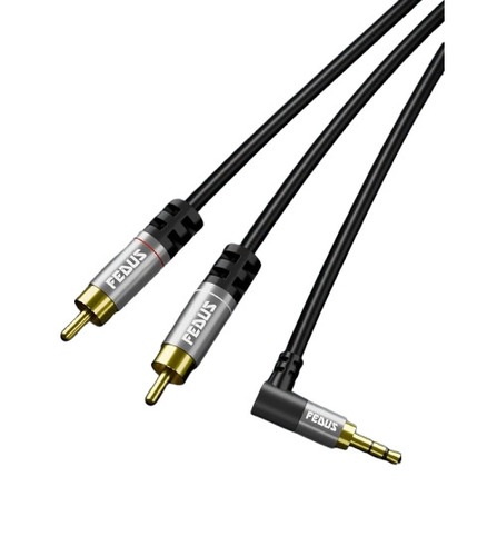 Fedus Aux To Rca Cable 10m Rca To 3.5mm Double Shielded Copper Male Cable
