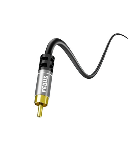 Fedus Double Shielded Copper Gold Plated 2rca To 2 Rca Cable 1.5 M