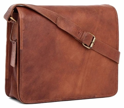 Leather Messenger Bag
