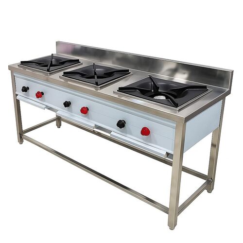 Lpg Three Burner Gas Range
