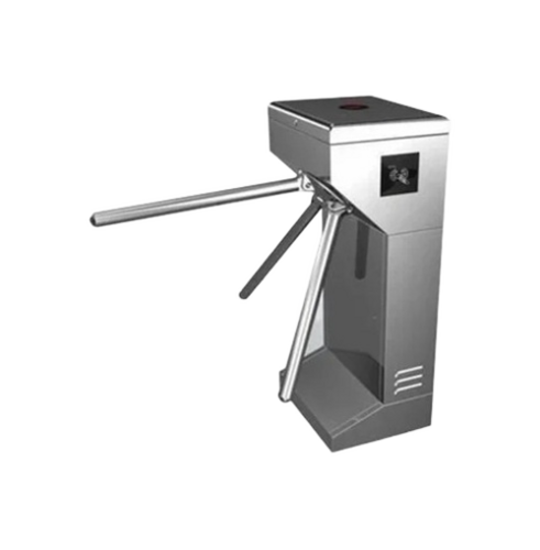 Automatic Tripod Turnstile - Stainless Steel, Silver, 110V 50Hz | Manual and Automatic Opening, Floor Mounted, Durable Security