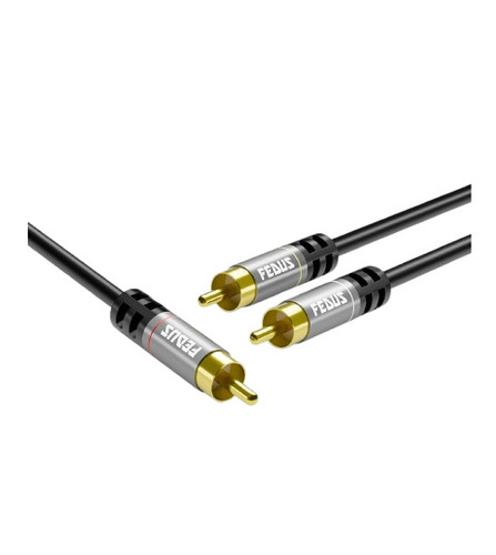 Fedus Rca Cable 1.5 Meter 3rca Male To 3rca Male Double Shielded Cable