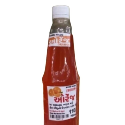 Orange Syrup - Alcohol Content (%): No