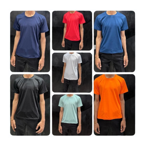 Plain Round Neck T Shirts