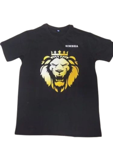 Black Customized T Shirt