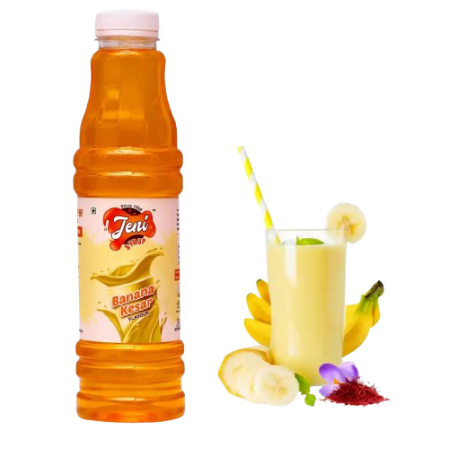 Banana Kesar Flavoured Sharbat Syrup 700 Ml - Application: Food