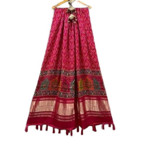 Heavy Cotton Gold Print Dupatta 