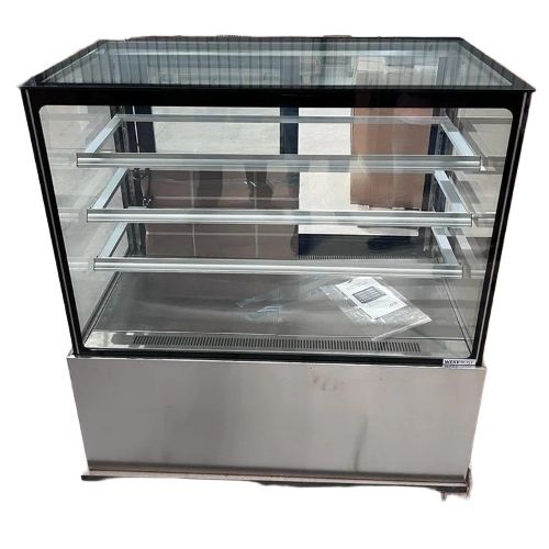 Stainless Steel Glass Refrigerator Display Case
