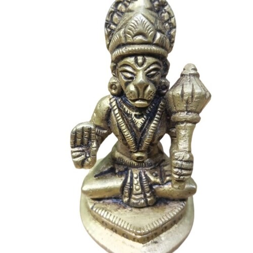 Hanuman Ji Brass Statue - Feature: Durable