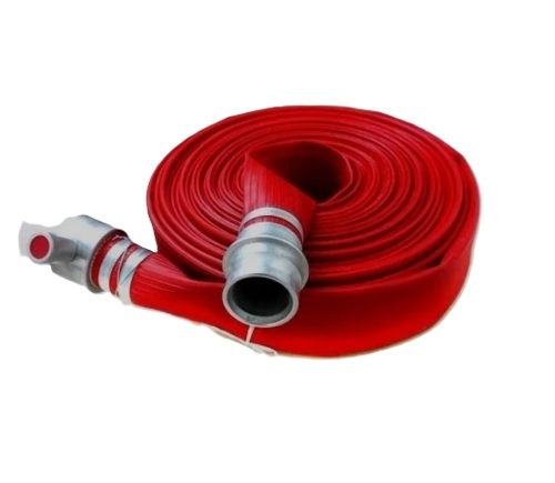Red Fire Hose Pipe