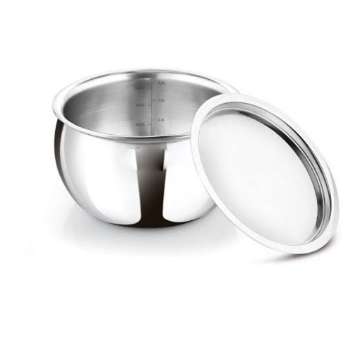 Stainless Steel Rice Handi - Color: Silver