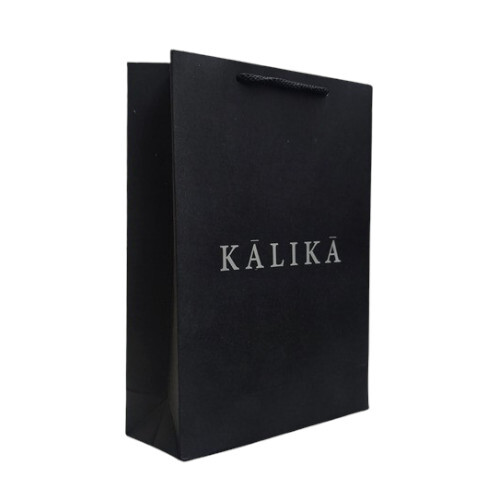 Custom Printed Luxury Black Paper Bags