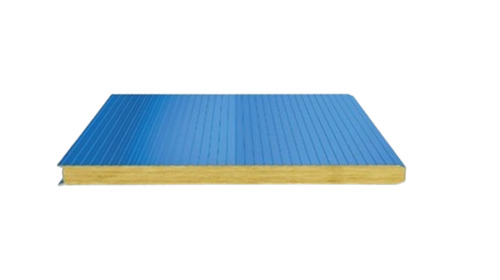 Puf Insulated Wall Panel - Polyisocyanurate, Rectangle, Blue | High Quality, Fine Finished, Durable, 1-Year Warranty