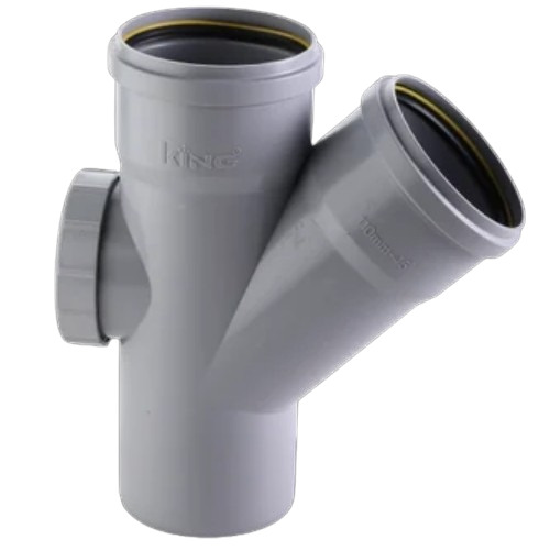 Pvc Y Single With Door Pipe Fitting