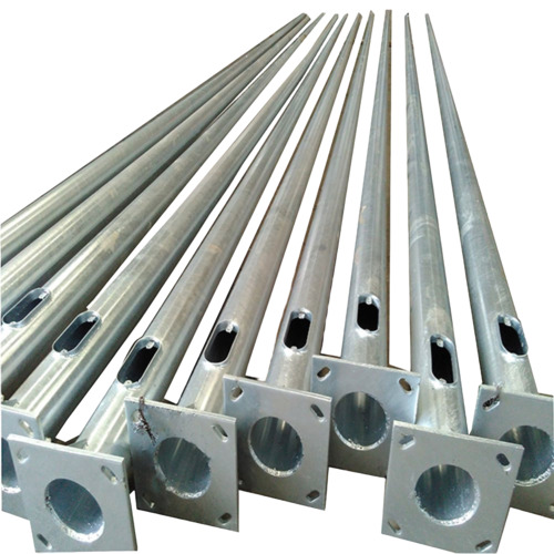 Silver Octagonal Pole