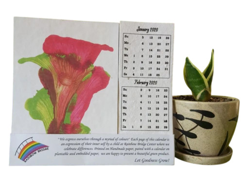 Customized Seed Paper Calendar 