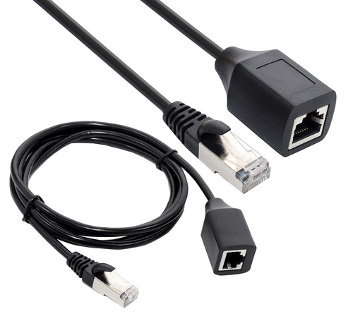 FEDUS Cat8 Ethernet Extension Cable, 10 Meter RJ45 Shielded Male to Female LAN cord Extender Cable, Support cat7 / Cat6 / Cat5e / Cat5 Standards High Speed 40Gbps 2000Mhz SFTP Patch Cord LAN Cable