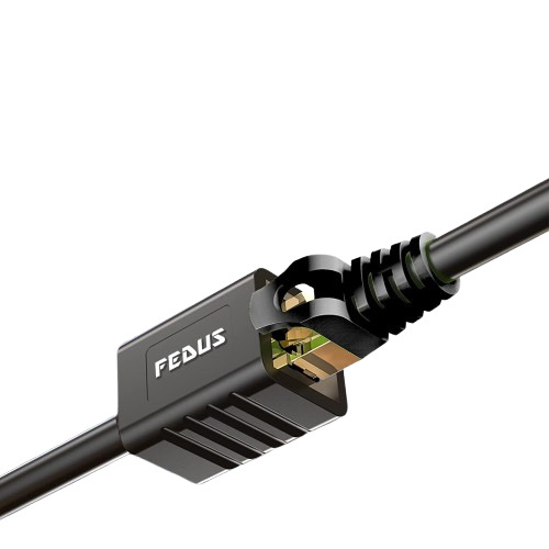 FEDUS Cat8 Ethernet Extension Cable, 1 Meter RJ45 Shielded Male to Female LAN cord Extender Cable, Support cat7 / Cat6 / Cat5e / Cat5 Standards High Speed 40Gbps 2000Mhz SFTP Patch Cord LAN Cable