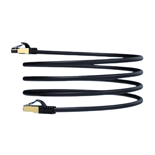 FEDUS Cat8 Ethernet Cable,Braided Lan Cable Heavy Duty 5G Ready 40Gbps High-Speed Double Shielded Internet Cable2000Mhz Network Cable Cord For Router Pc Laptop Gaming Modem Ps4 Xbox (40-Meter),Black