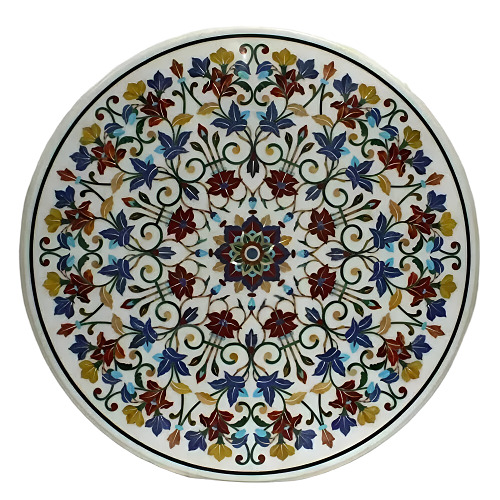 Marble Inlay Table Tops