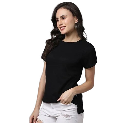 Round Neck Girls T Shirt - Age Group: 18