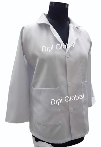 White Doctor Apron Lab Coat