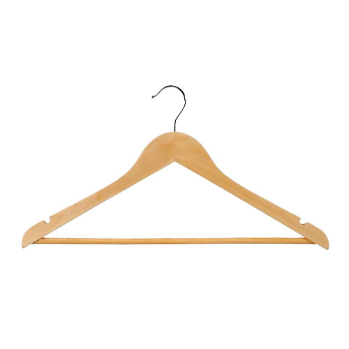 Wooden Coat Hangers - Color: Brown