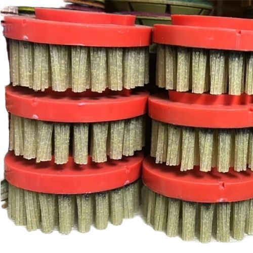 Red Round Polishing Brush