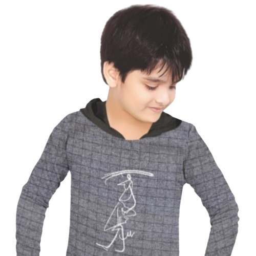 Cotton Printed Full Sleeve T Shirt