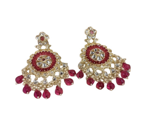 Ladies Kundan Earrings
