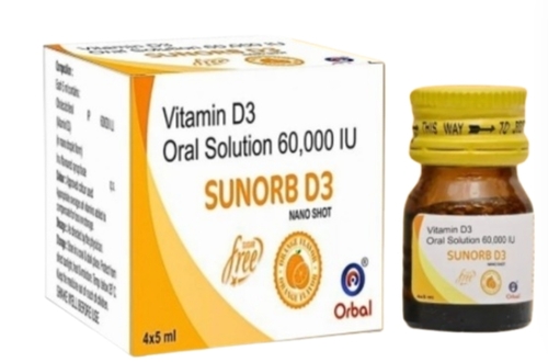 Vitamin D3 Oral Solution 60000 Lu