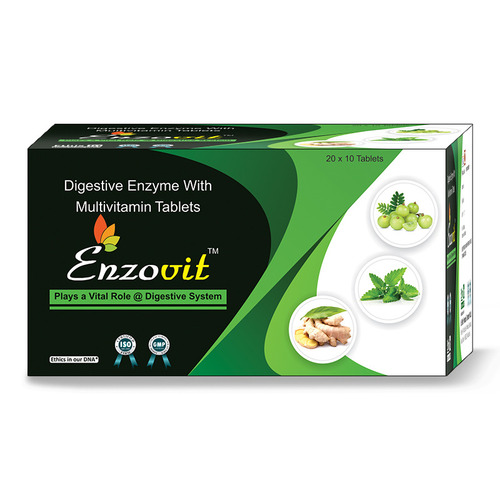 Enzovit Digestive Enzyme With Multivitamin Tablets - Packaging Type: Box
