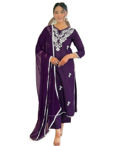 cotton chikan kurti