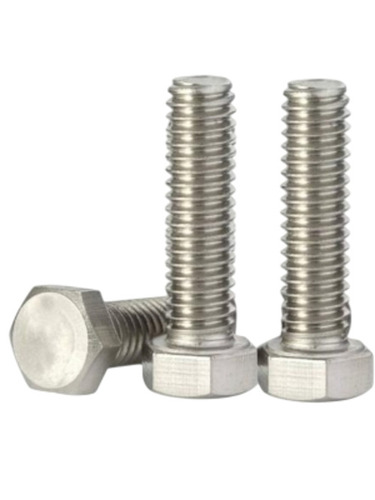 Hex Head Bolts - Color: White Geomet