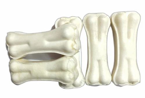 3 Inch Dog Chew Rawhide Press Bone