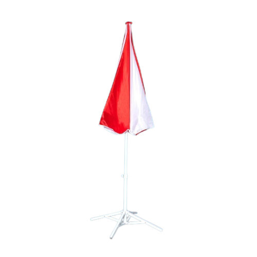 40 Inch Garden Umbrella - Color: Red & White