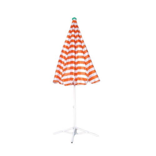 48 Inch Garden Umbrella - Color: Orange & White