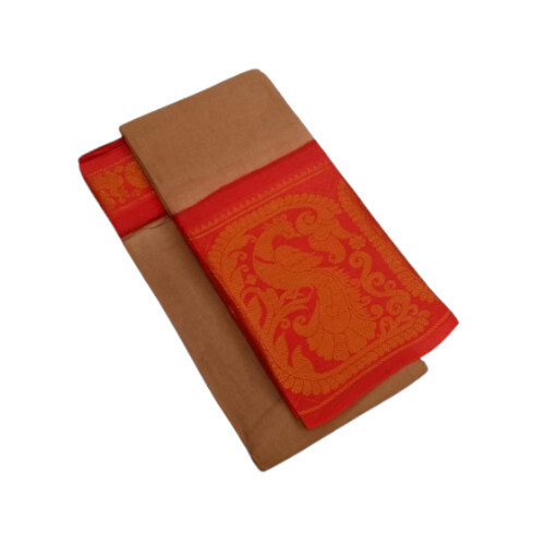 Casual Wear Plain Cotton Sarees