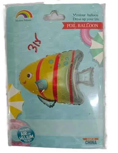 Fish Shape Foil Balloon By Kalai Balloons